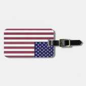 Étiquette À Bagage Drapeau Américain (Devant horizontal)