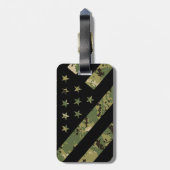 Étiquette À Bagage Drapeau américain du Camouflage numérique militair (Dos Vertical)