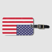 Étiquette À Bagage Drapeau américain tendance (Devant Horizontal)