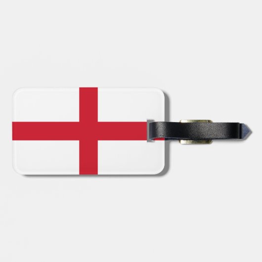 Étiquette À Bagage drapeau anglais (Dos horizontal)