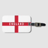 Étiquette À Bagage Drapeau anglais stylisé (Devant Horizontal)
