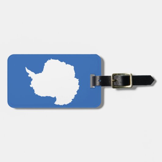 Étiquette À Bagage Drapeau Antarctique (Devant horizontal)