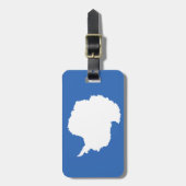 Étiquette À Bagage Drapeau Antarctique (Devant Vertical)