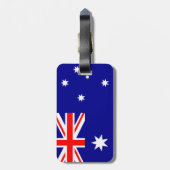 Étiquette À Bagage Drapeau Australie (Dos Vertical)