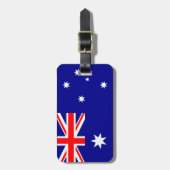 Étiquette À Bagage Drapeau australien (Devant Vertical)