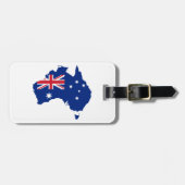 Étiquette À Bagage Drapeau australien (Devant horizontal)