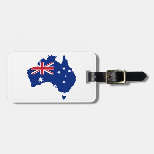 Étiquette À Bagage Drapeau australien (Devant horizontal)