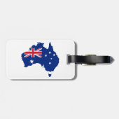 Étiquette À Bagage Drapeau australien (Dos horizontal)