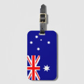 Étiquette À Bagage Drapeau australien (Devant Vertical)