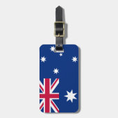Étiquette À Bagage Drapeau australien (Devant Vertical)