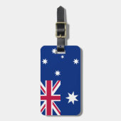 Étiquette À Bagage Drapeau australien (Devant Vertical)