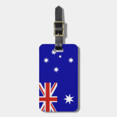 Étiquette À Bagage Drapeau australien (Devant Vertical)