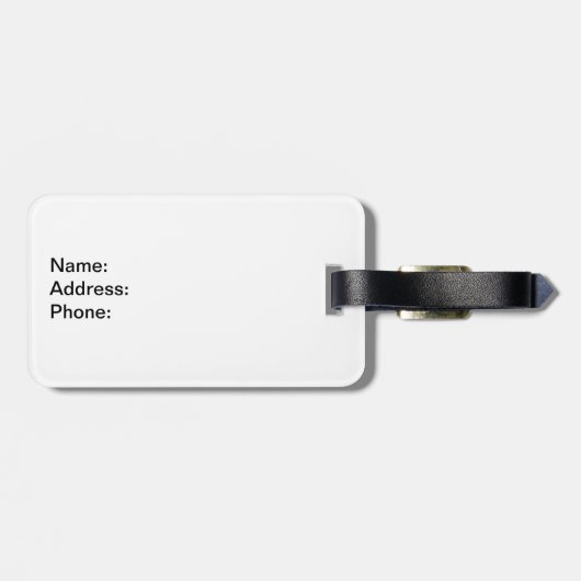 Étiquette À Bagage Drapeau australien (Dos horizontal)