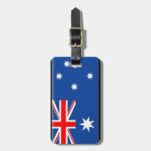 Étiquette À Bagage Drapeau australien (Devant Vertical)