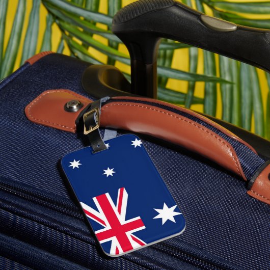 Étiquette À Bagage Drapeau Australien (Insitu Rectoal 1)