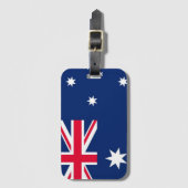 Étiquette À Bagage Drapeau Australien (Devant Vertical)