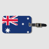 Étiquette À Bagage Drapeau Australien (Devant Horizontal)