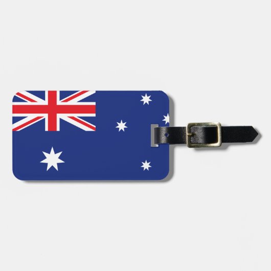 Étiquette À Bagage Drapeau australien (Devant horizontal)