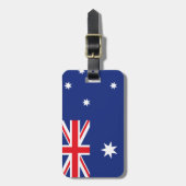 Étiquette À Bagage Drapeau australien (Devant Vertical)