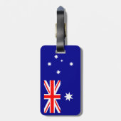 Étiquette À Bagage Drapeau australien patriotique (Dos Vertical)