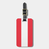 Étiquette À Bagage Drapeau autrichien (Devant Vertical)