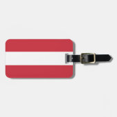 Étiquette À Bagage Drapeau autrichien (Devant horizontal)