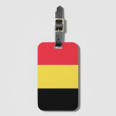 Étiquette À Bagage Drapeau belge (Devant Vertical)