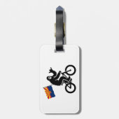 Étiquette À Bagage Drapeau Bigfoot Cycling Arizona (Dos Vertical)