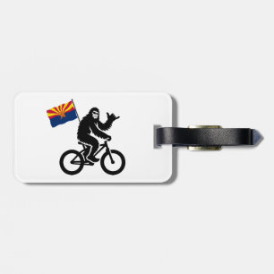 Étiquette À Bagage Drapeau Bigfoot Cycling Arizona