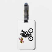 Étiquette À Bagage Drapeau Bigfoot Cycling Maryland (Dos Vertical)