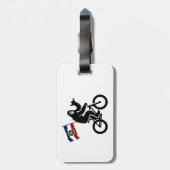 Étiquette À Bagage Drapeau Bigfoot Cycling Utah (Dos Vertical)