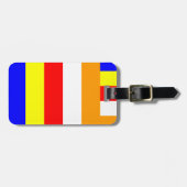 Étiquette À Bagage Drapeau bouddhiste (Devant horizontal)