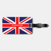 Étiquette À Bagage Drapeau britannique (Dos horizontal)