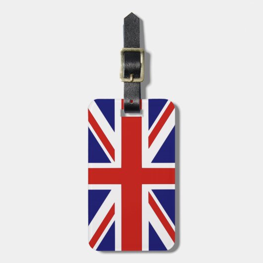 Étiquette À Bagage Drapeau britannique (Devant Vertical)