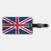 Étiquette À Bagage Drapeau britannique (Dos horizontal)