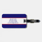 Étiquette À Bagage Drapeau britannique Bagages de voyage modernes per (Dos horizontal)