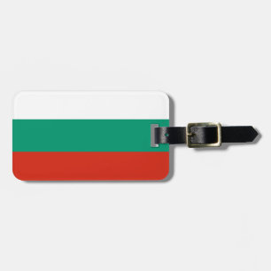 Étiquette À Bagage Drapeau Bulgarie