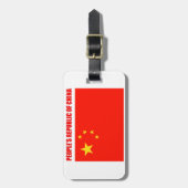 Étiquette À Bagage Drapeau Chine haute qualité (Devant Vertical)