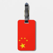 Étiquette À Bagage Drapeau Chine haute qualité (Dos Vertical)