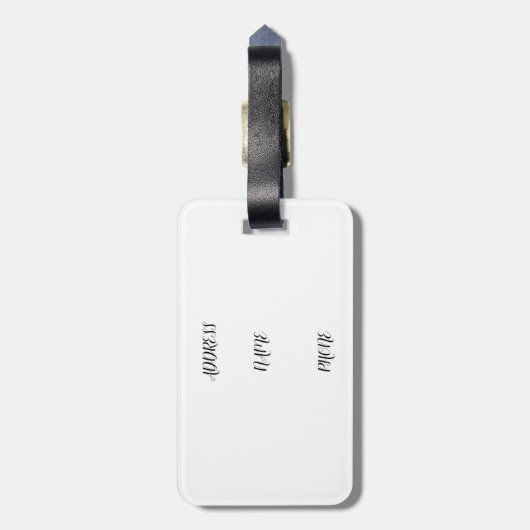 Étiquette À Bagage Drapeau Cool du Mexique (Dos Vertical)