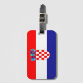 Étiquette À Bagage Drapeau croate (Devant Vertical)