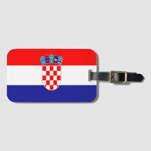 Étiquette À Bagage Drapeau croate