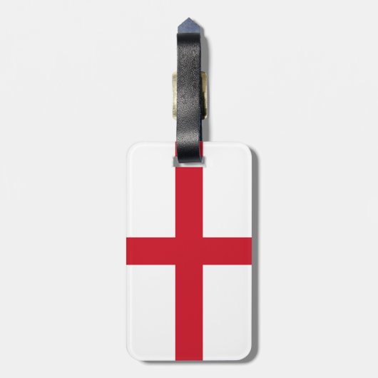 Étiquette À Bagage Drapeau d'Angleterre (Dos Vertical)