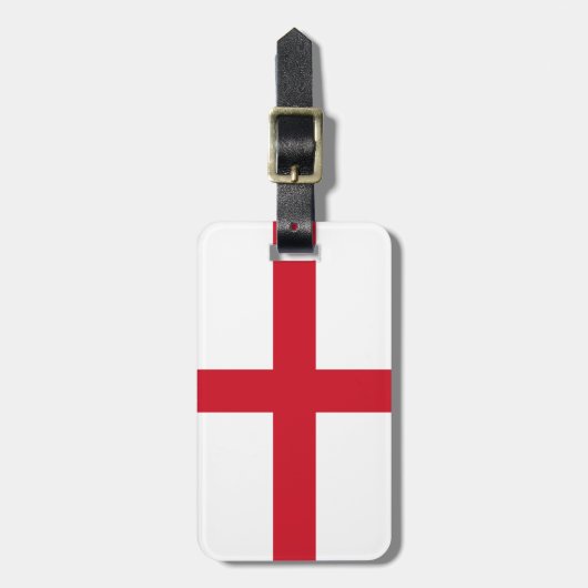 Étiquette À Bagage Drapeau d'Angleterre (Devant Vertical)