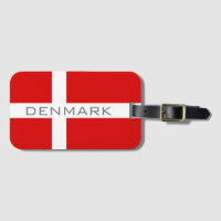 Drapeau danois du Danemark bagages de voyage perso