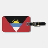 Étiquette À Bagage Drapeau d'Antigua-et-Barbuda (Devant horizontal)