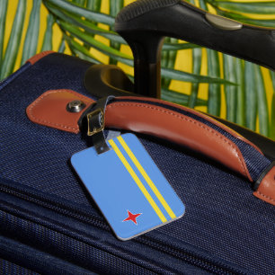 Étiquette À Bagage Drapeau d'Aruba