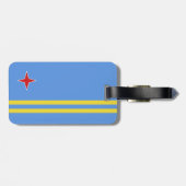 Étiquette À Bagage Drapeau d'Aruba (Dos horizontal)