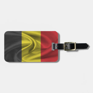 Étiquette À Bagage Drapeau De Belgique