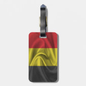 Étiquette À Bagage Drapeau De Belgique (Dos Vertical)